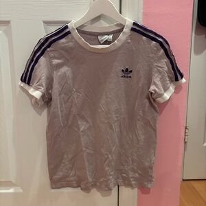 Adidas Women’s Lavender Trefoil Graphic Tee